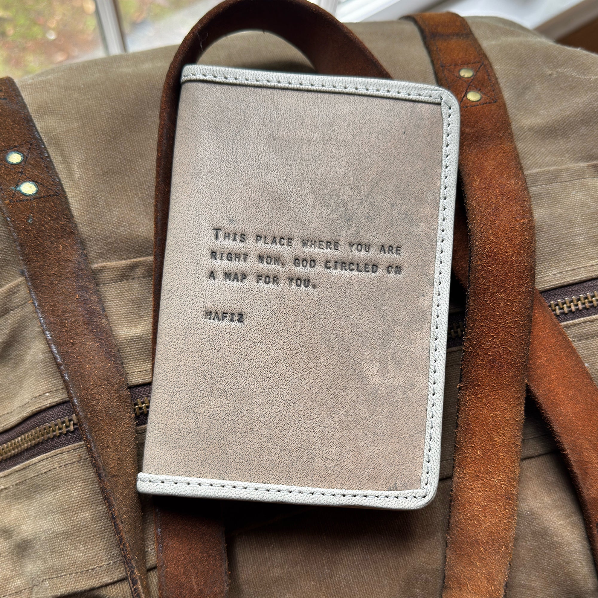 Luggage Passport Cover - Hafiz (Sage)