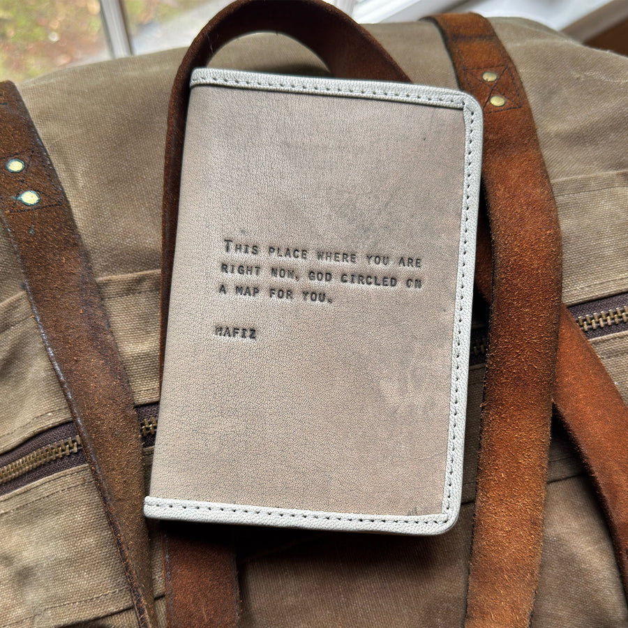 Luggage Passport Cover - Hafiz (Sage)