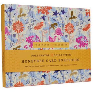 Honeybee Card Portfolio Set (Set of 20 Cards)