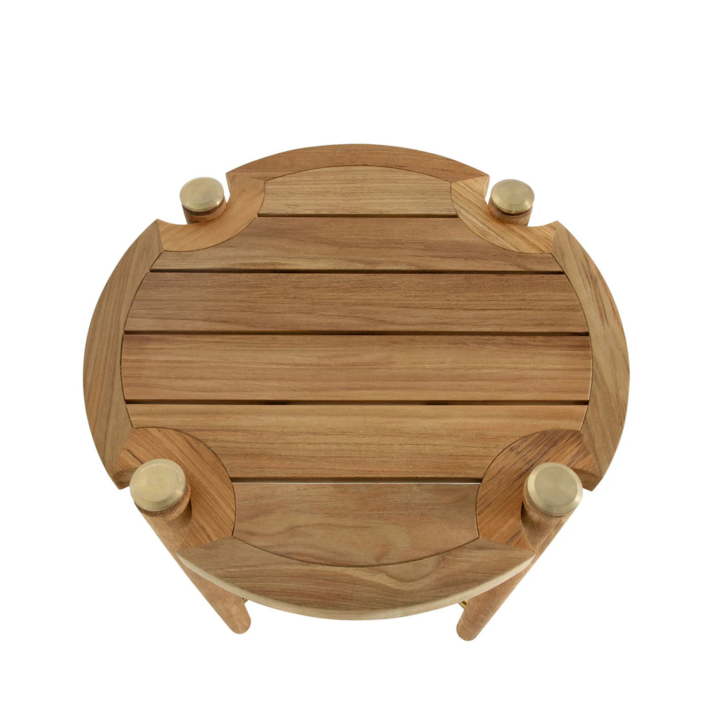 Pacifica End Table | Natural Teak