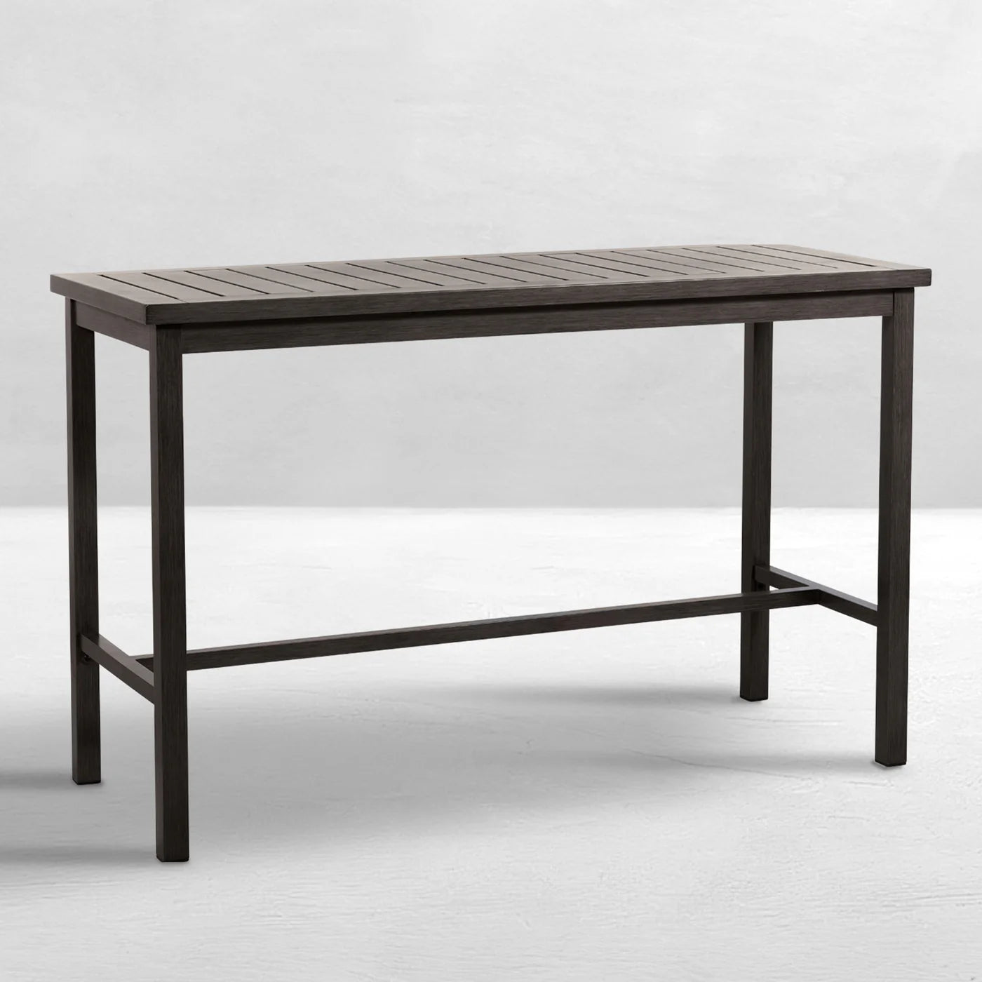 Club Aluminum Bar Table | Slate Gray