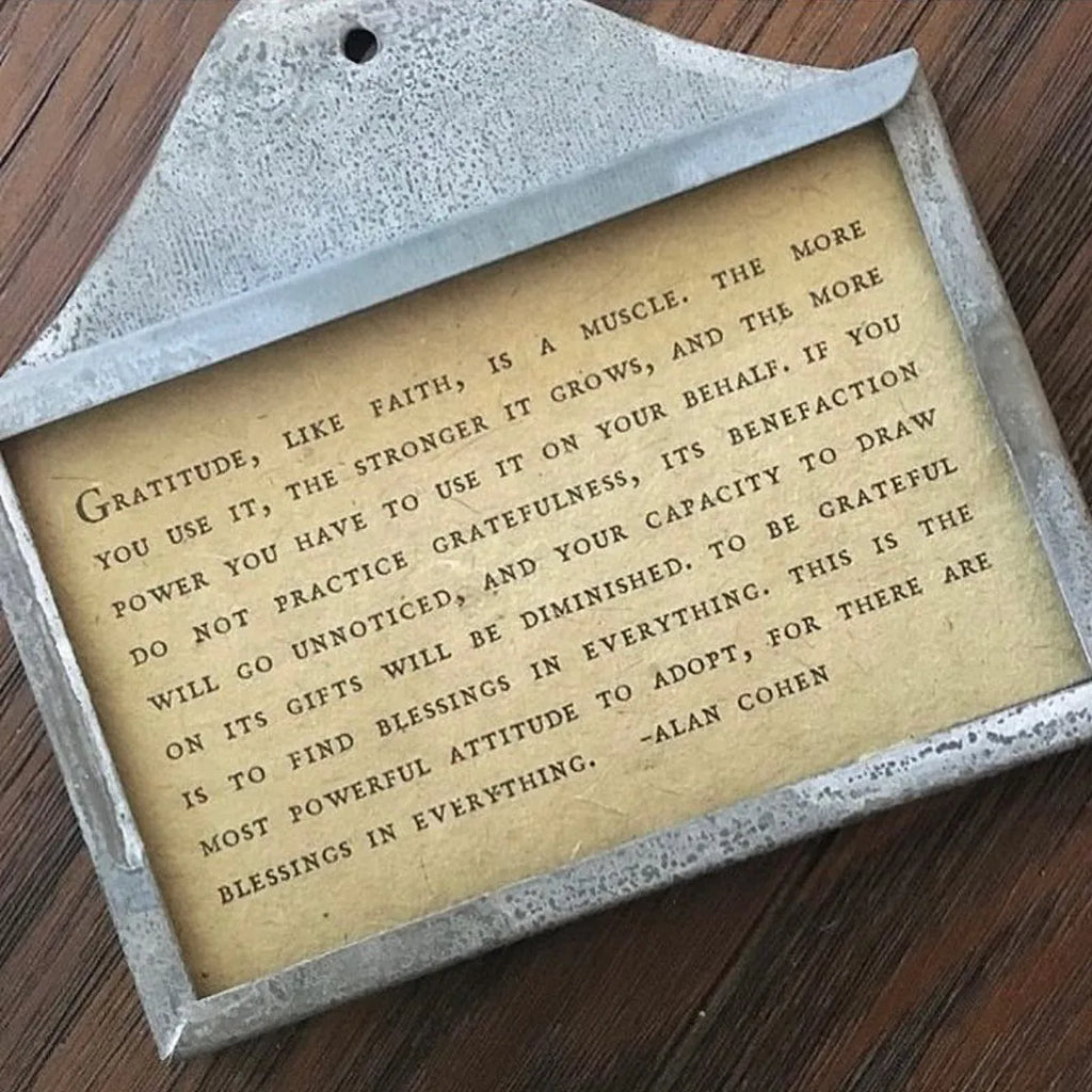 Vintage Zinc Envelope