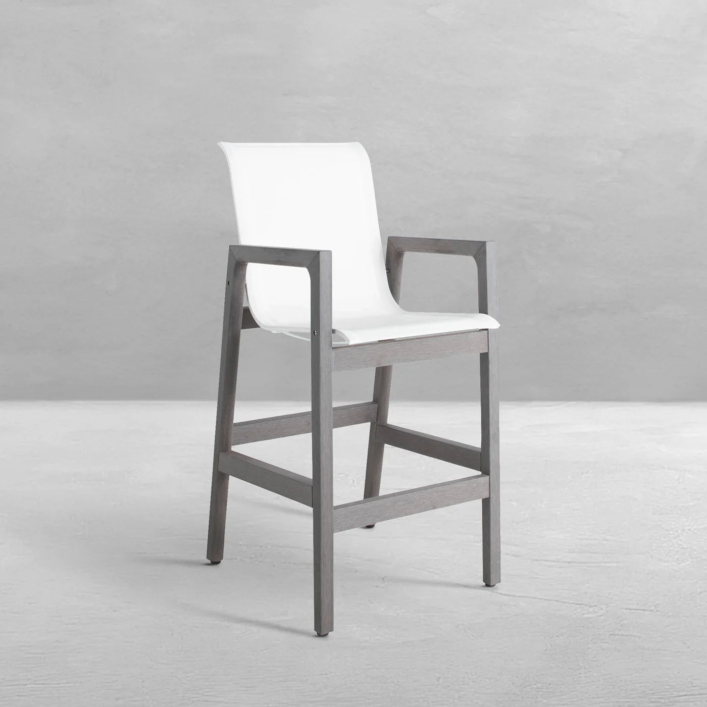 Seashore N-Dura Wood Outdoor Bar Stool