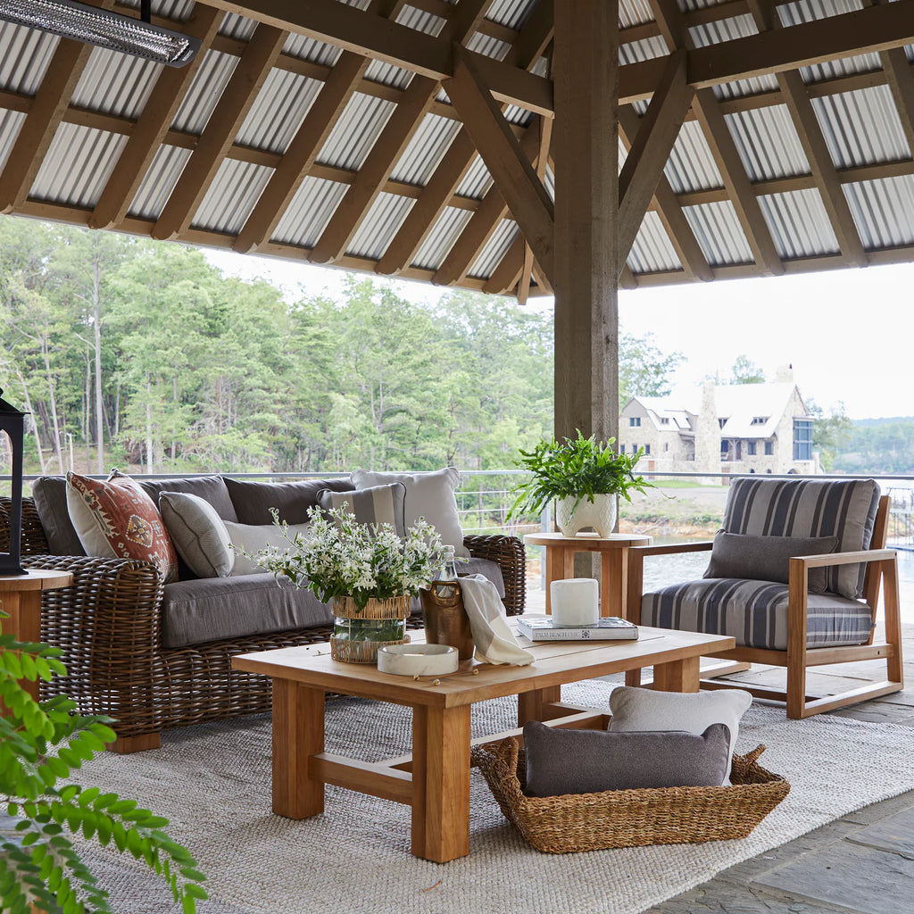 Montauk Sofa | Raffia + Bali Pearl