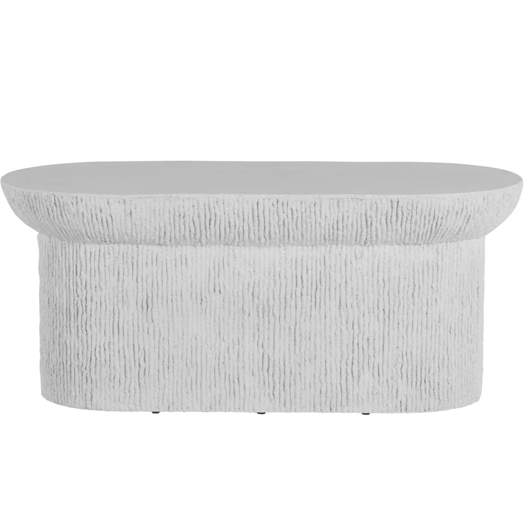 Brant Oval Coffee Table | Natural Stone