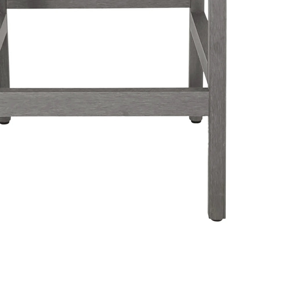 Seashore N-Dura Wood Outdoor Bar Stool