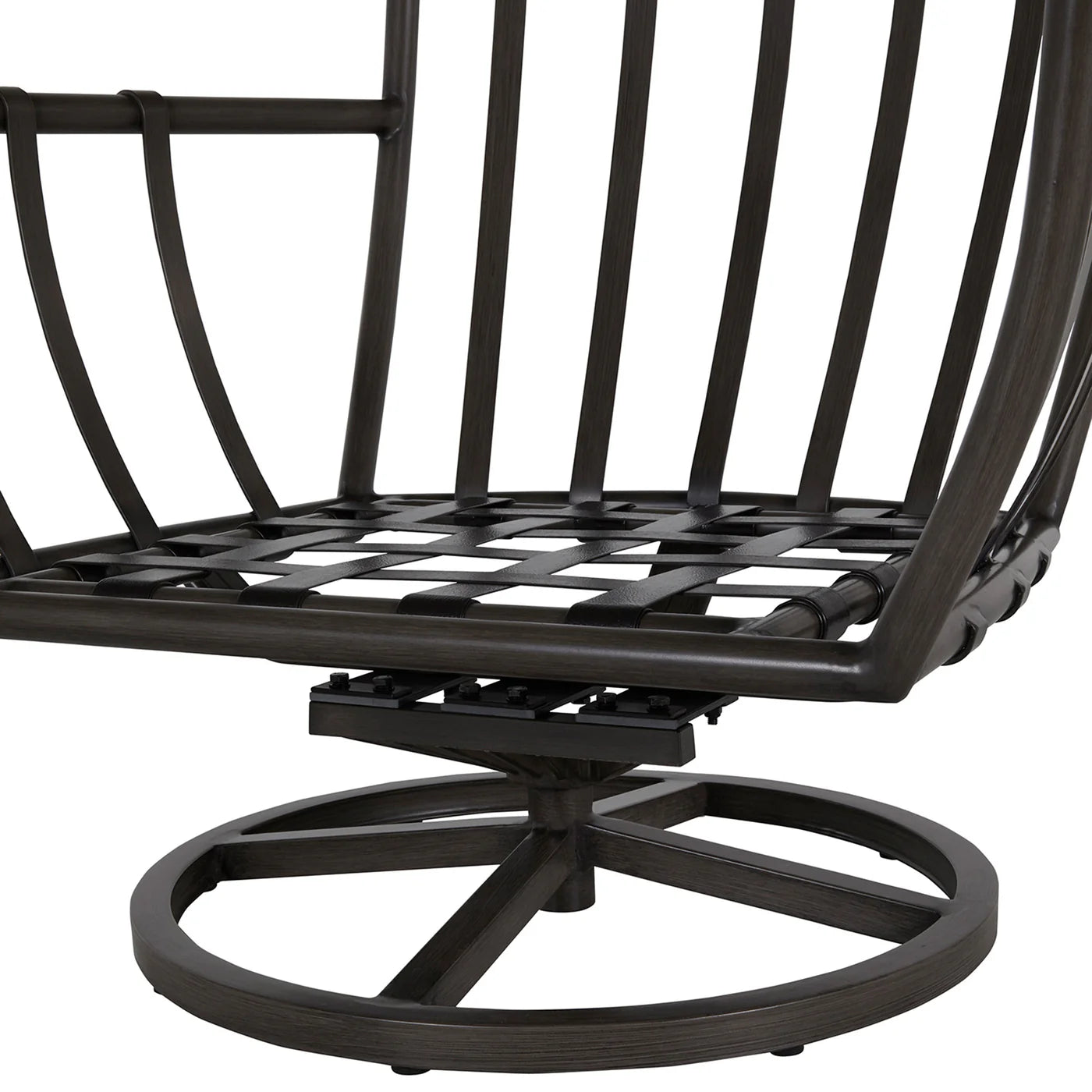 Majorca Aluminum Swivel Rocker Lounge | Slate Grey