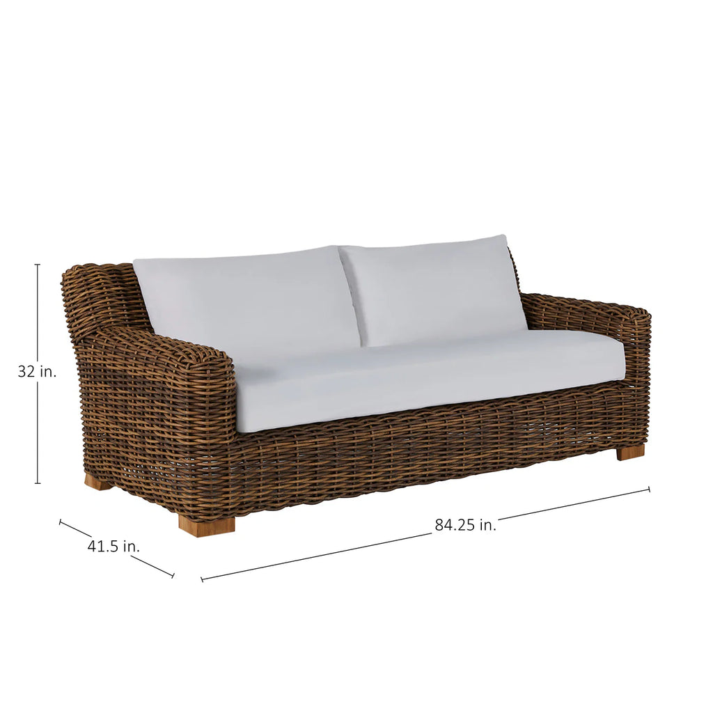 Montauk Sofa | Raffia + Bali Pearl