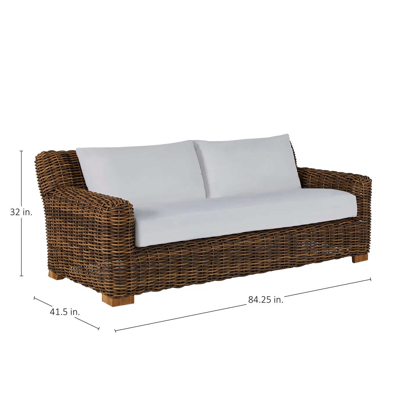 Montauk Sofa | Raffia + Bali Pearl