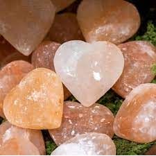 Heart Shaped Himalayan Salt Stones