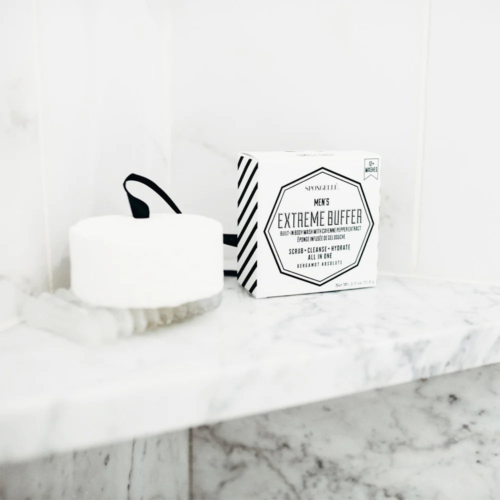Mini Men's Body Wash Infused Buffers