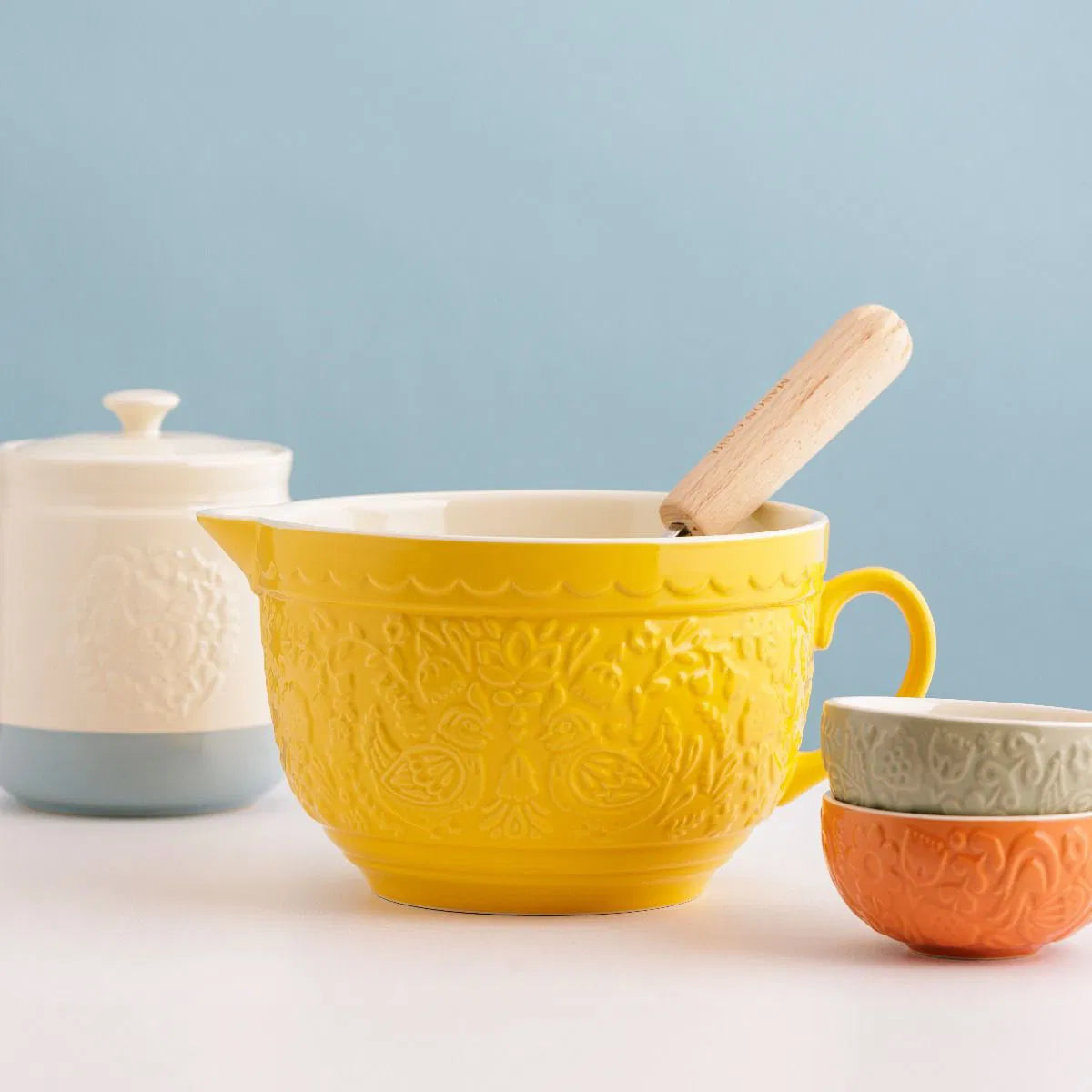 Mason Cash | Home to Roost | Batter Bowl | Yellow  2 Quart