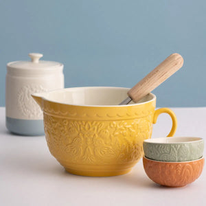 Mason Cash | Home to Roost | Batter Bowl | Yellow  2 Quart