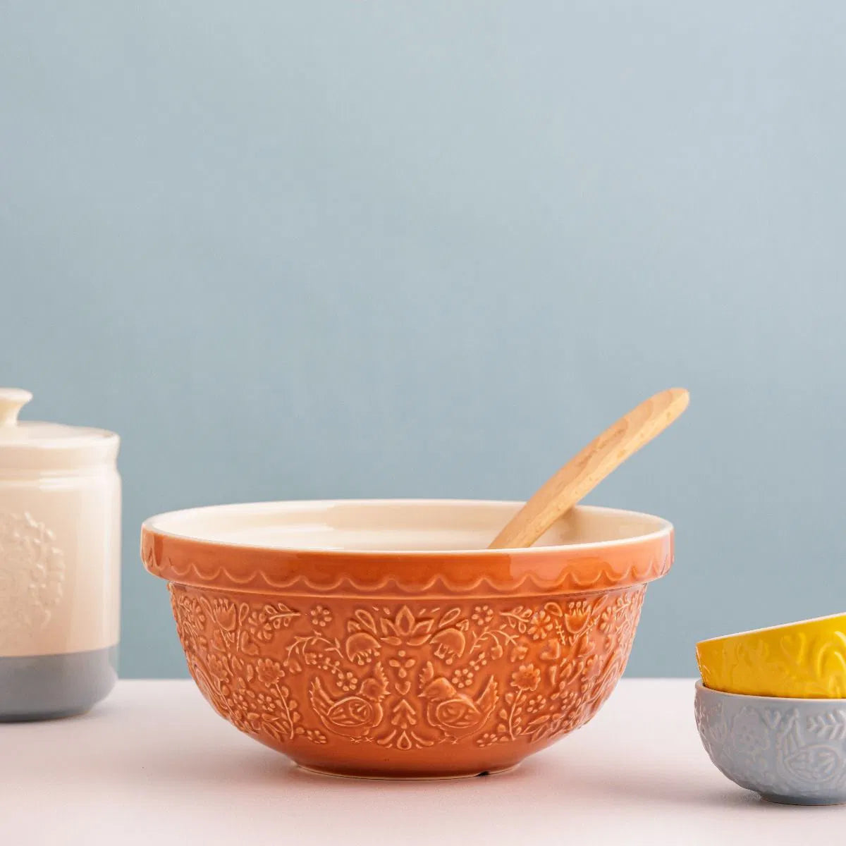 Mason Cash | Home to Roost Mixing Bowl  | Sienna - 2.15 Quart (S24)