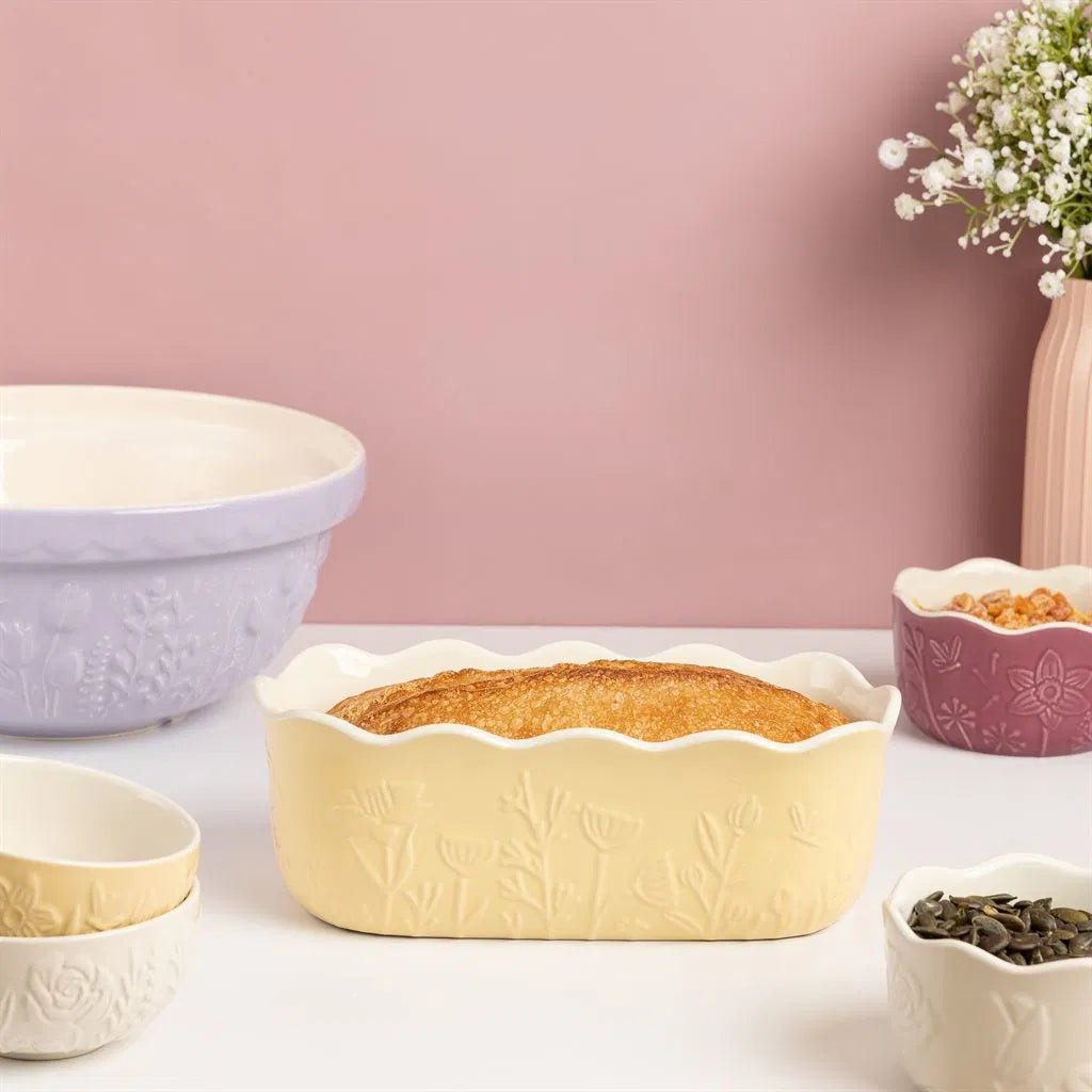Mason Cash | In the Meadow | Loaf Pan | 1 Quart - Yellow