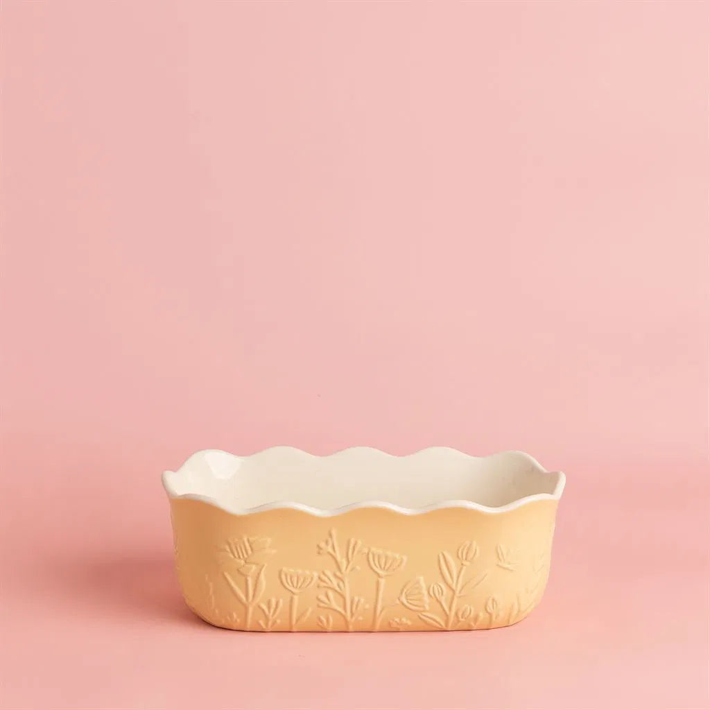 Mason Cash | In the Meadow | Loaf Pan | 1 Quart - Yellow
