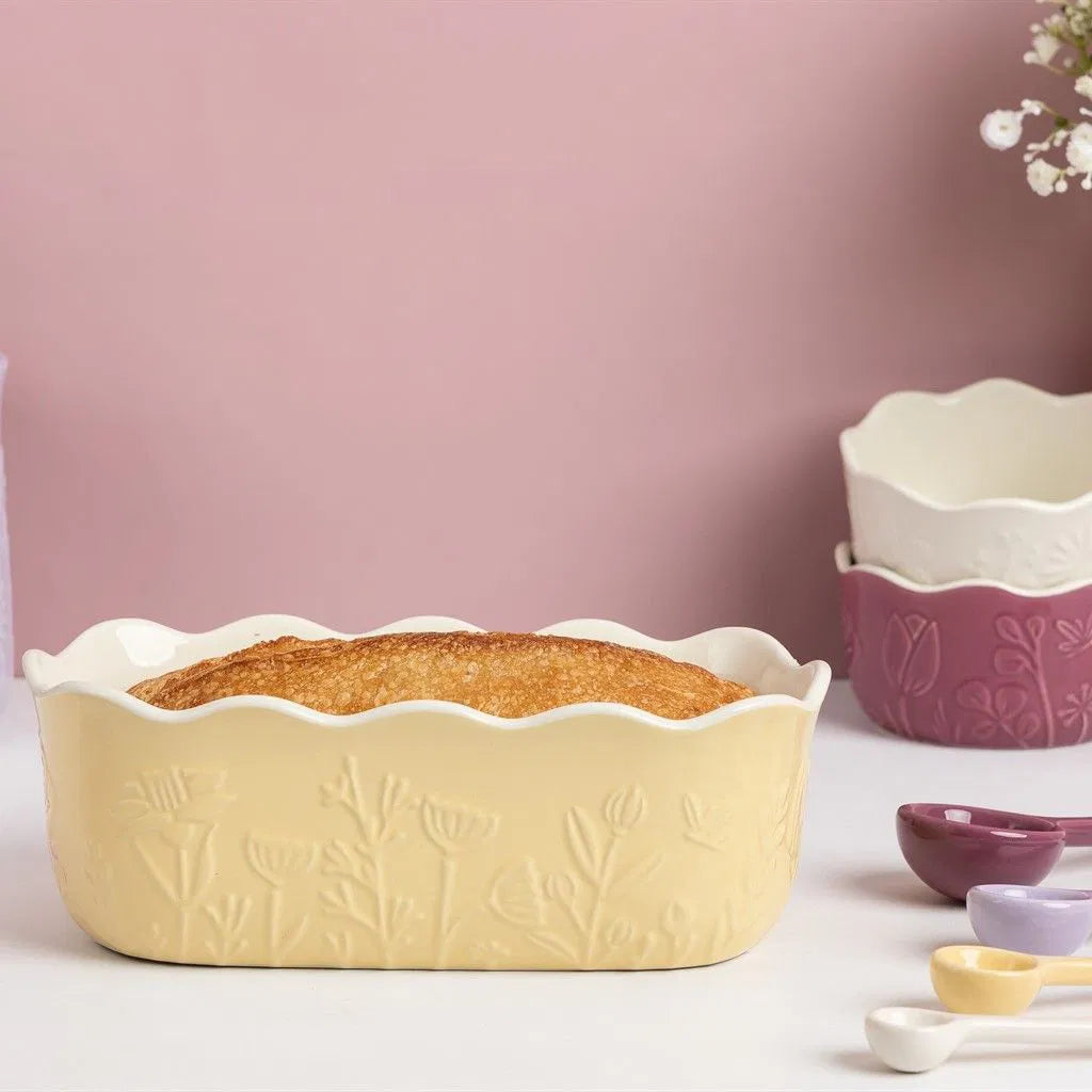 Mason Cash | In the Meadow | Loaf Pan | 1 Quart - Yellow