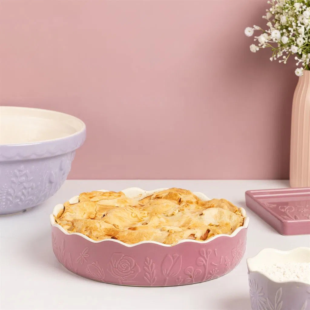 Mason Cash | In the Meadow | 9" Pie Dish - Pink