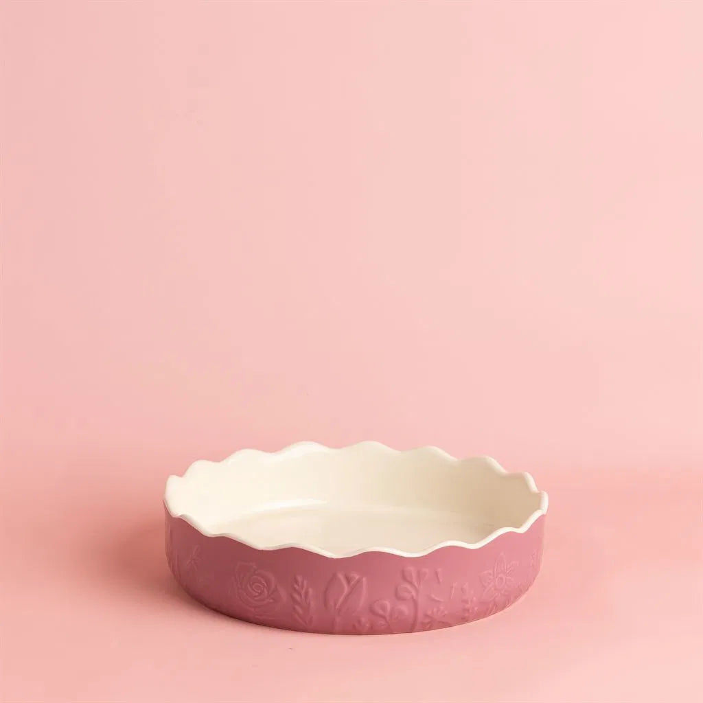 Mason Cash | In the Meadow | 9" Pie Dish - Pink