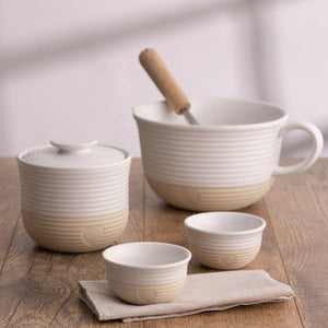 Mason Cash | Rustic Charm | S/4 Prep Bowls