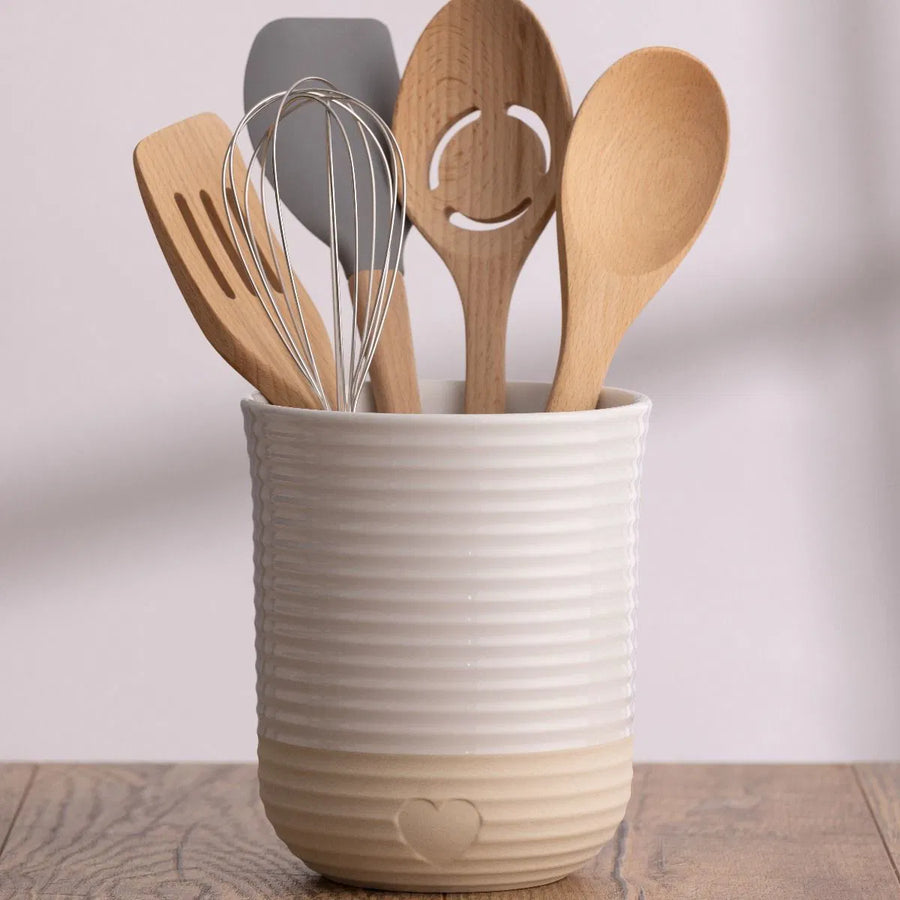 Mason Cash | Rustic Charm | Utensil Jar