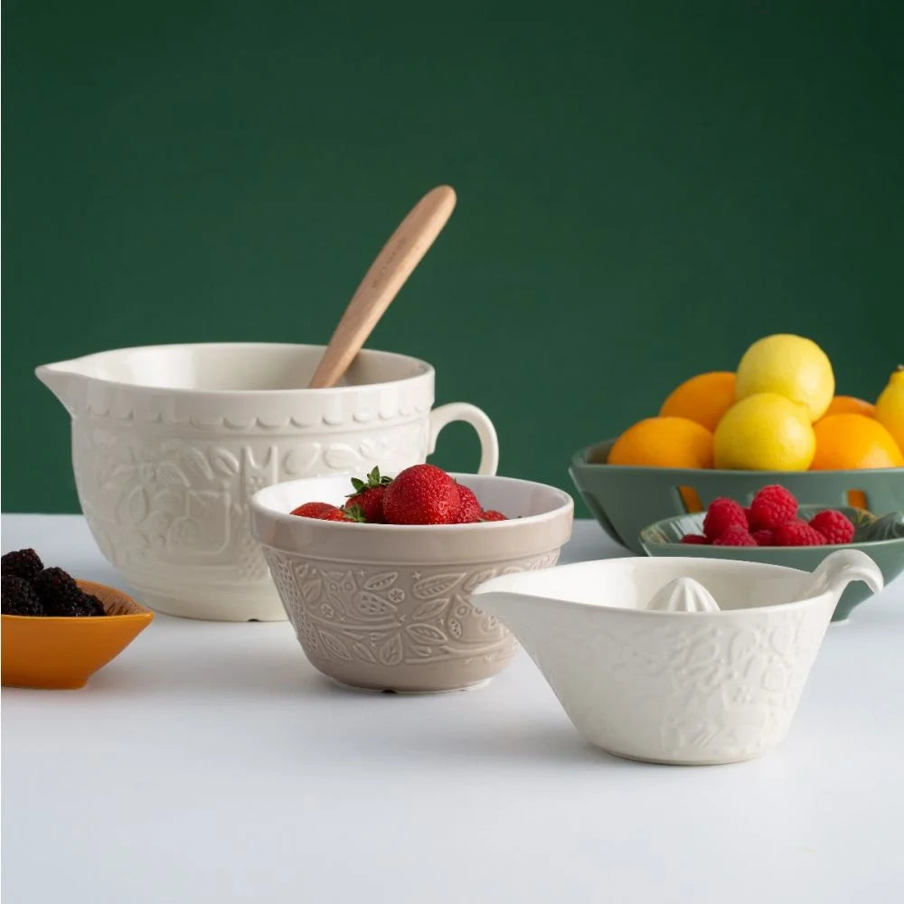 Mason Cash | In the Forest | Fox Embossed Measuring Jug | Grey - 1 Qt