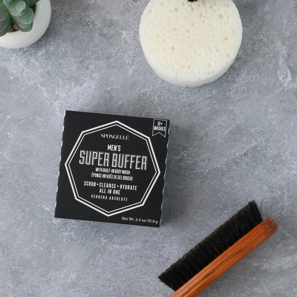 Mini Men's Body Wash Infused Buffers