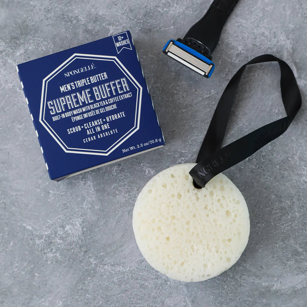 Mini Men's Body Wash Infused Buffers