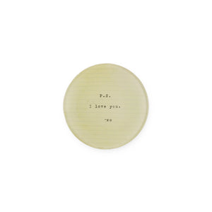 Mini Round Decoupage Plate