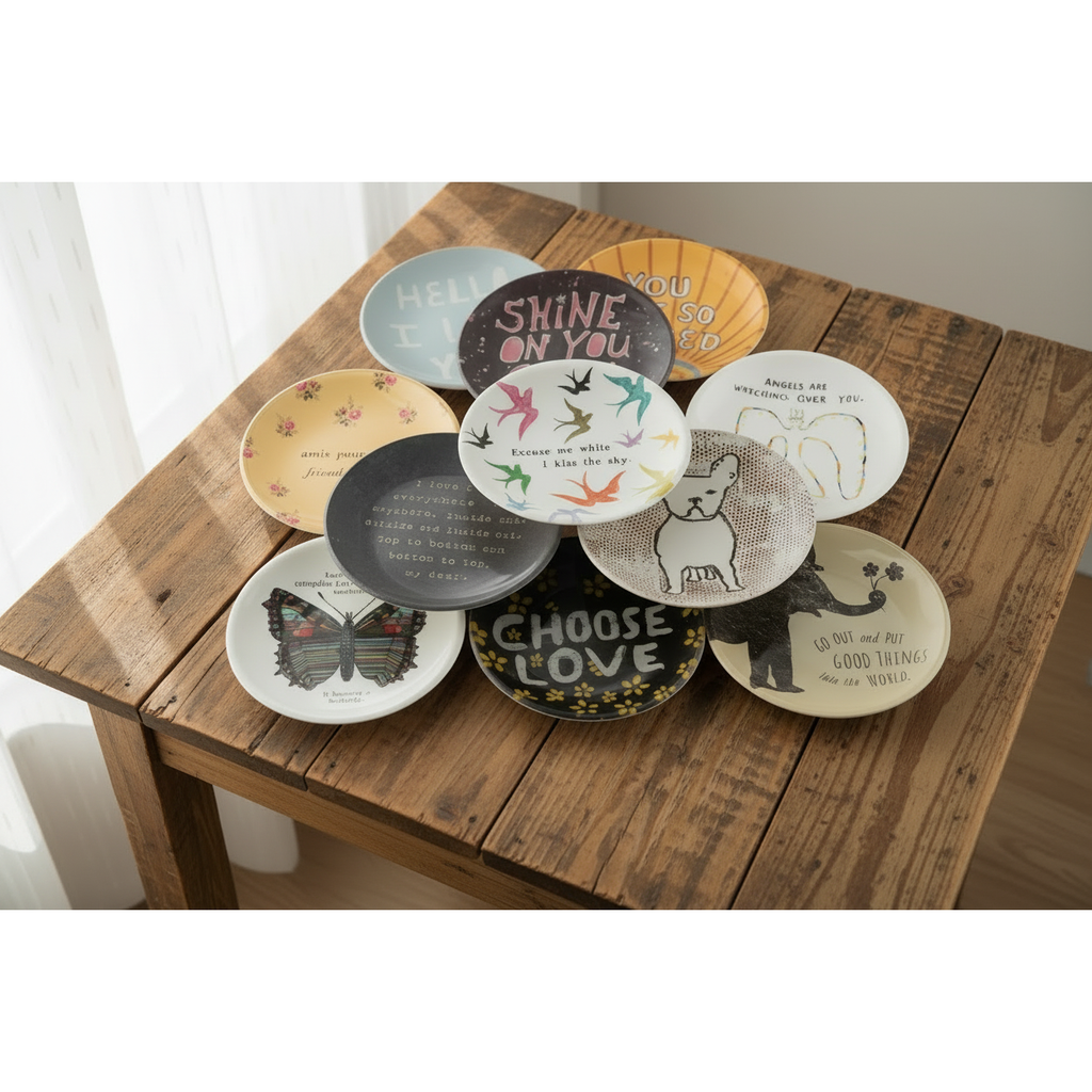 Mini Round Decoupage Plate