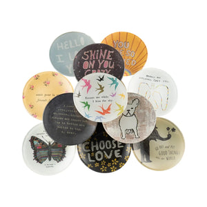 Mini Round Decoupage Plate