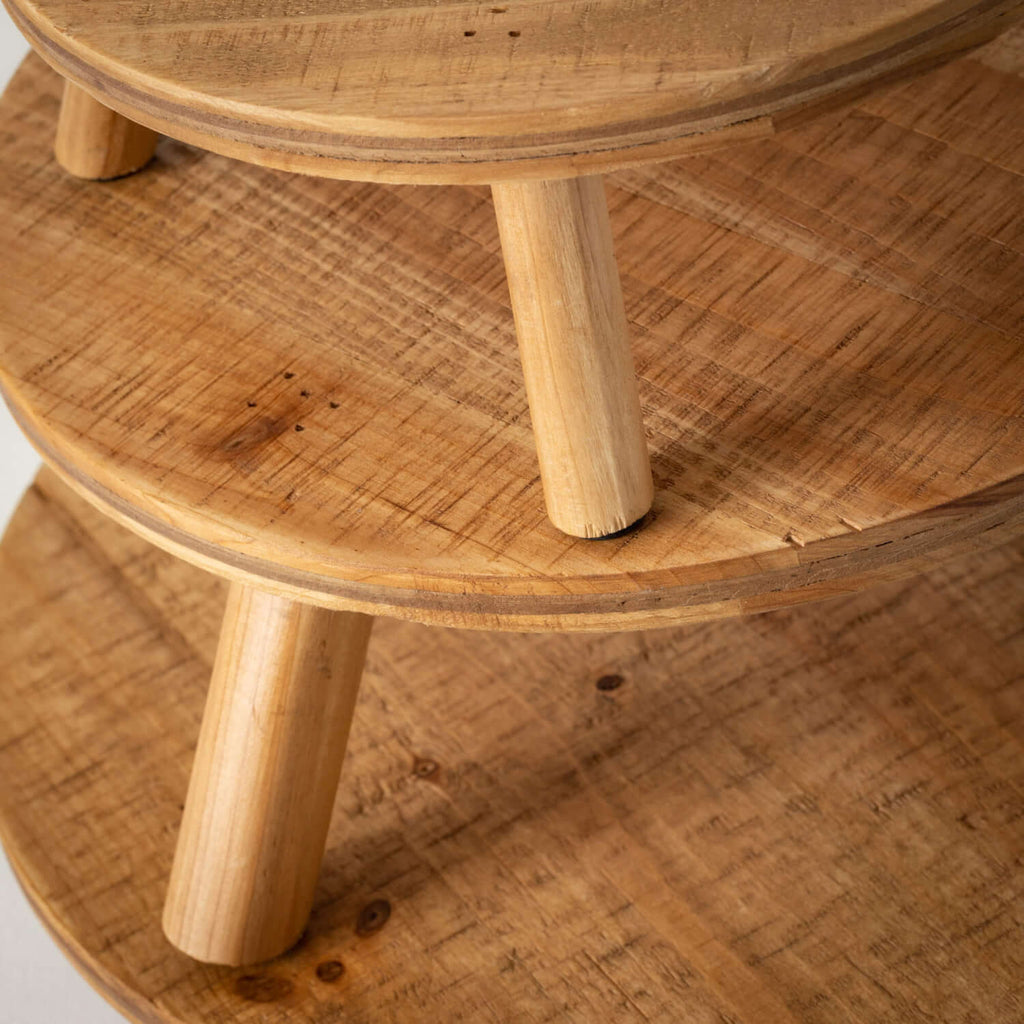Round Wooden Risers