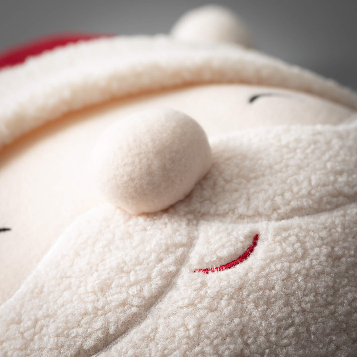 Smiling Santa Head Pillow