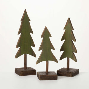 Wood Evergreen Trees