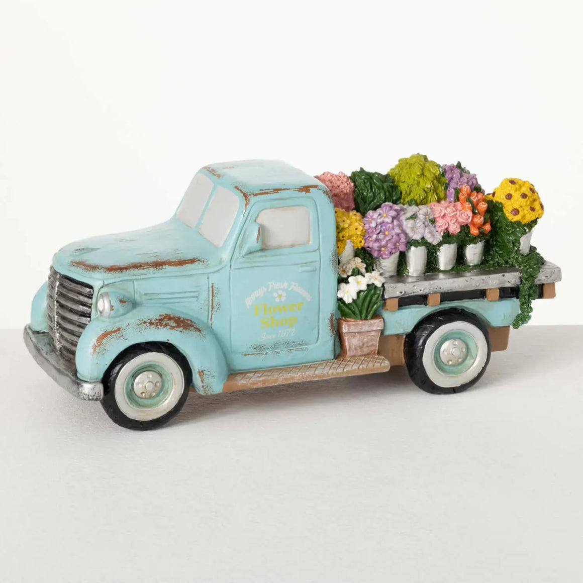 Flower Truck Figurine
