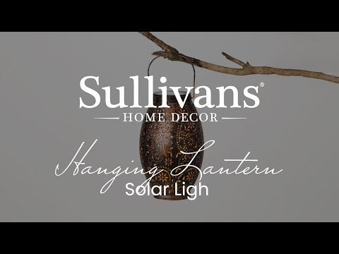 Hanging Teardrop Solar Lantern | Copper