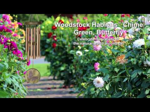 Woodstock Habitats™ Chime | Green Butterfly