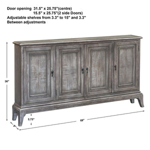 Nyle 4 Door Cabinet