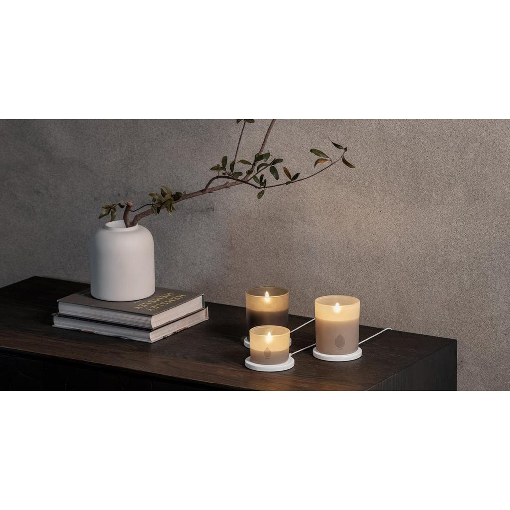 Uyuni Rechargeable Glass Candle