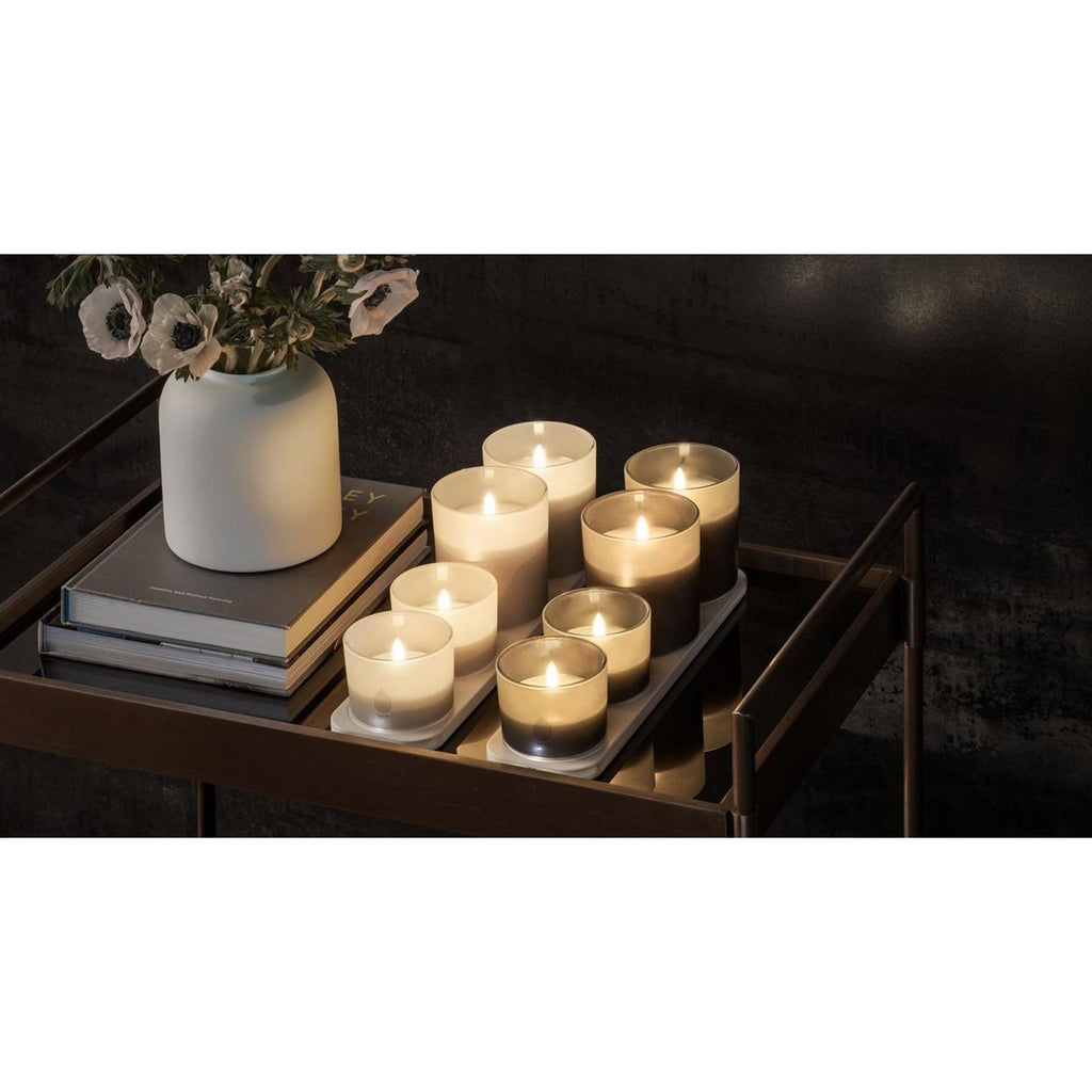 Uyuni Rechargeable Glass Candle
