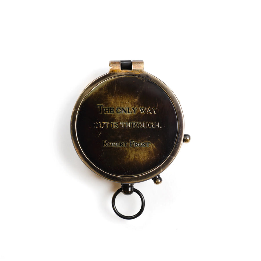 Compass w/Leather Case | Robert Frost