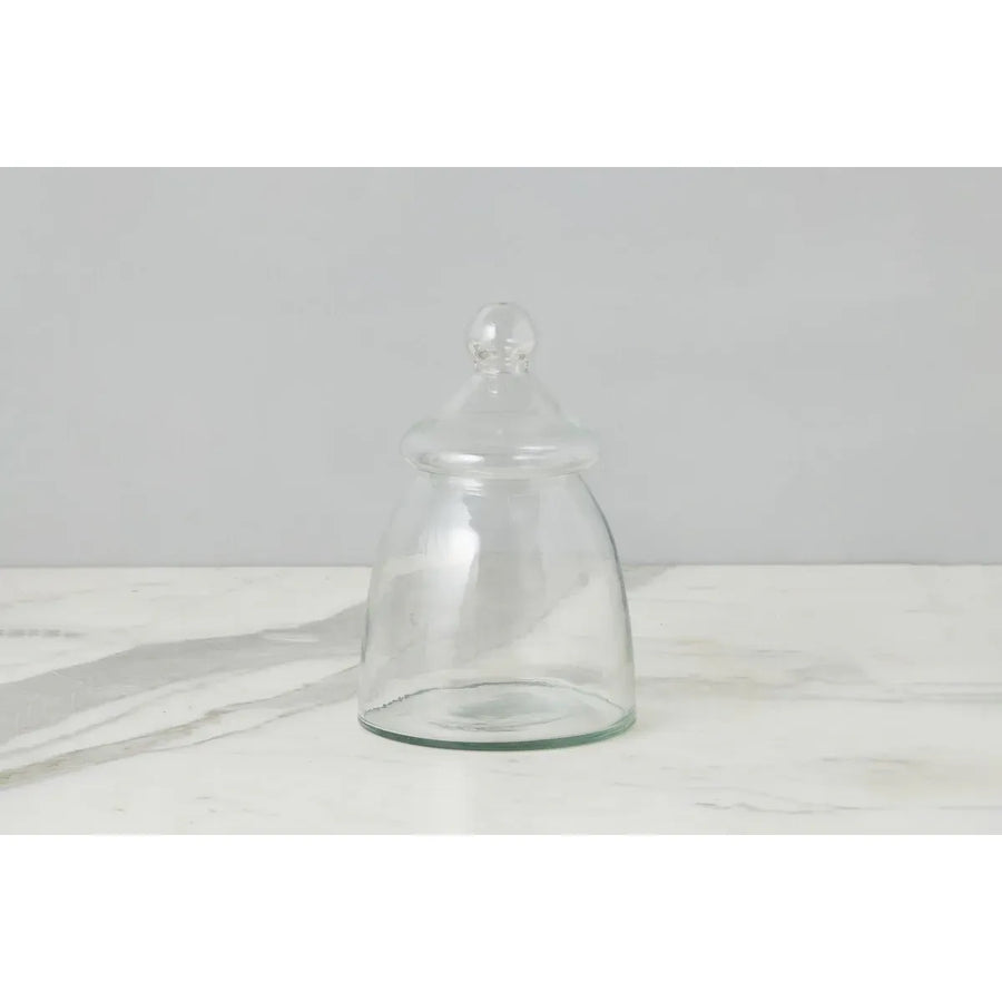 Vintage Glass Bon Bon Jar w/Lid | Small