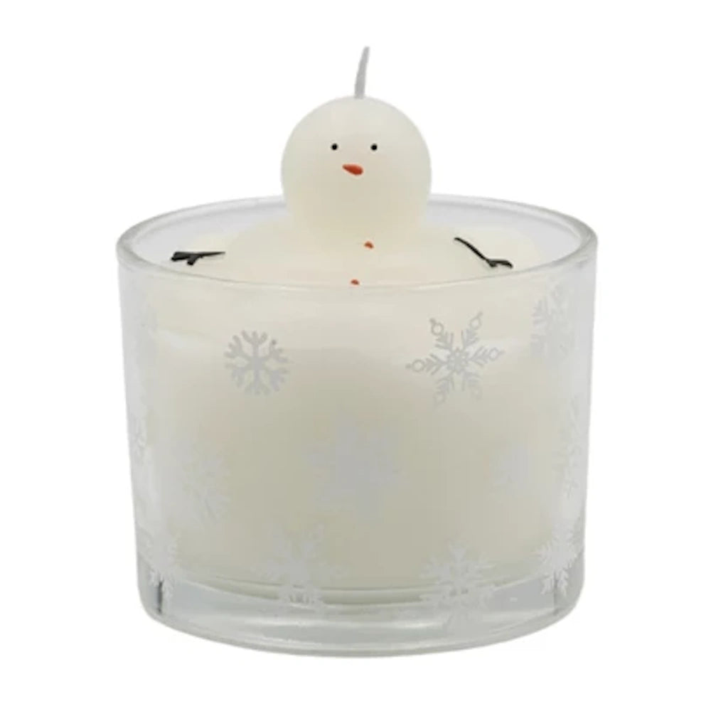 Melting Snowman Candle