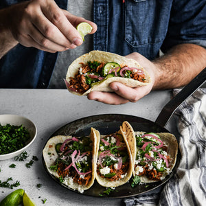 Blue Carbon Steel Crepe & Tortilla Pan