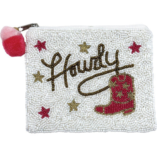 Beaded Pouches + Wristlets