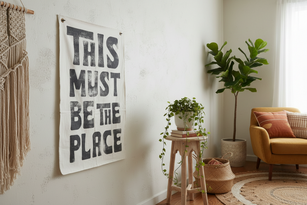 Hand Painted Wall Hanging | This Must Be The Place