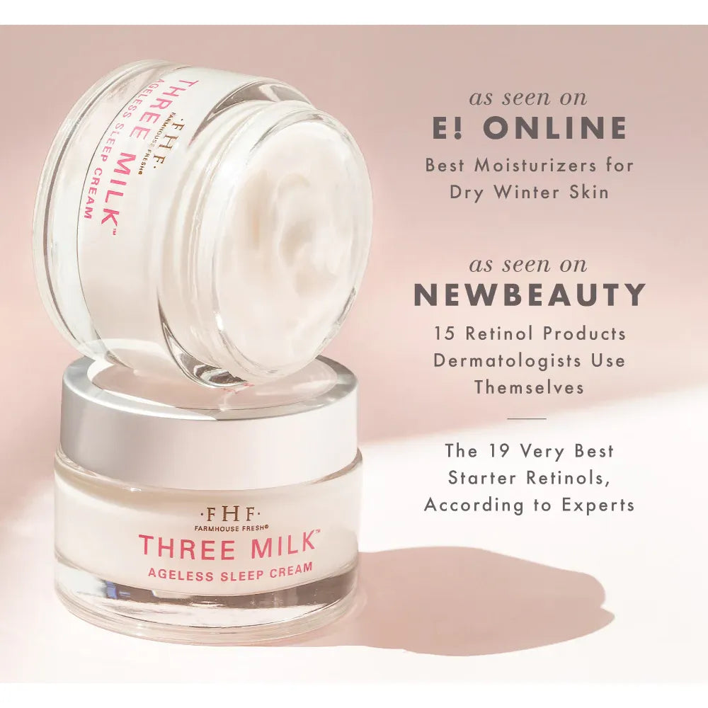 Three Milk™ Ageless Sleep Cream with Peptides