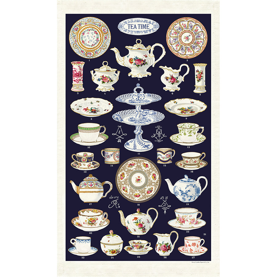 Vintage Image Tea Towel