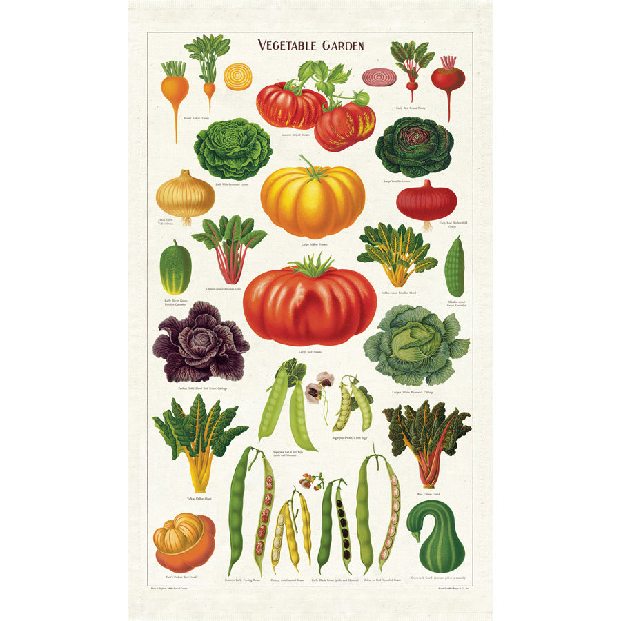 Vintage Image Tea Towel