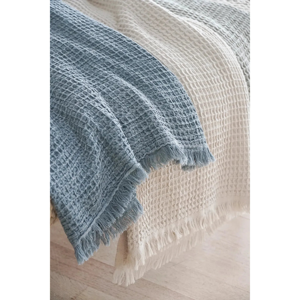 Turkish Cotton Waffle Throw